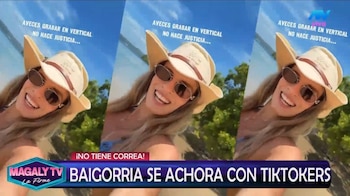 Alejandra Baigorria amenaza con demandas y los comediantes le responden: “Tómalo con humor”. Captura: Magaly TV La Firme.