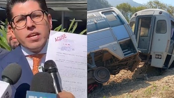 Víctimas del accidente en el