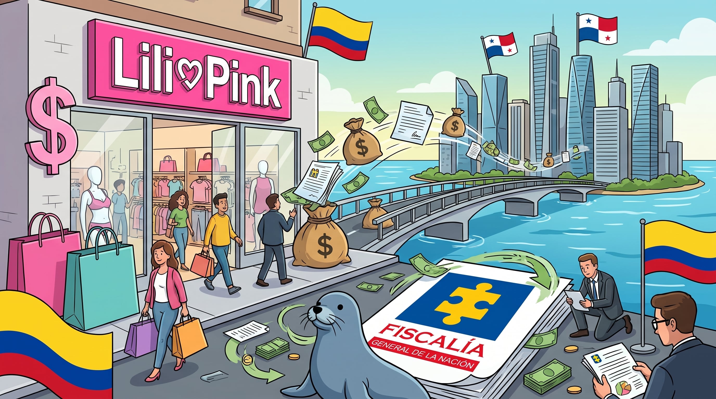 Caso Lili Pink: Fiscalía afirma que existió un incremento patrimonial por más de $442.000 millones con empresas de Panamá
