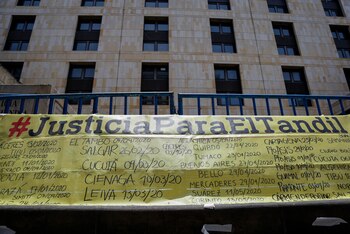 Manifestación ante la Corte Suprema