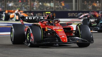 Carlos Sainz durante el GP