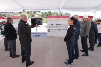 Sheinbaum, Del Mazo y AMLO