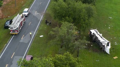 Confirma SRE 8 mexicanos muertos tras accidente de autobús en Florida, EEUU