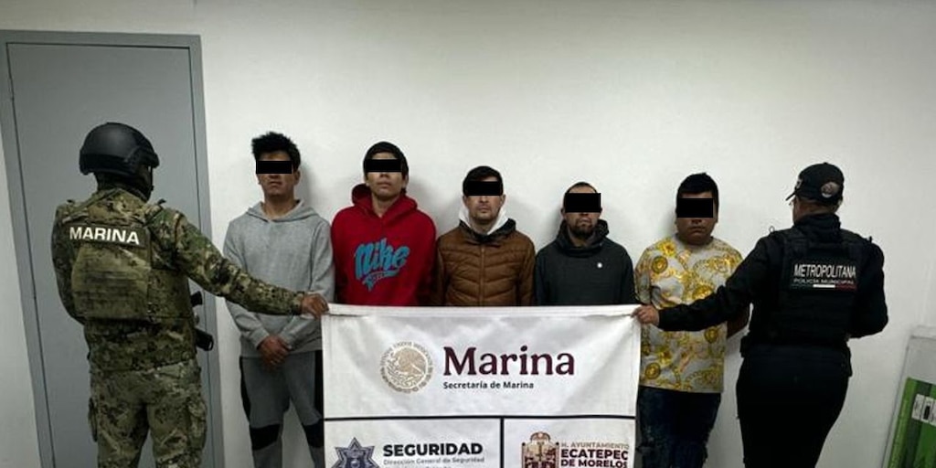 Marina detiene a 22 miembros de Los Crazy Group y Los Manzanos, grupos generadores de violencia en Ecatepec - Infobae