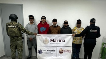 Marina detiene a 22 miembros de “Los Crazy Group” y “Los Manzanos”, grupos generadores de violencia en Ecatepec
