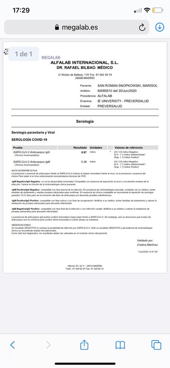 El análisis de anticuerpos que