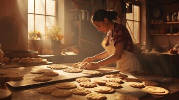 En una panadería artesanal mexicana, se crean meticulosamente galletas. (Imagen ilustrativa Infobae)