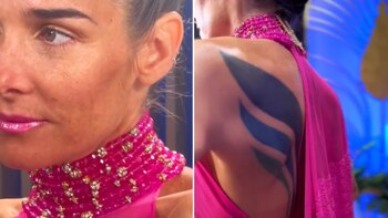 Los detalles del atuendo rosado de Juana para su ciclo dominical (Almorzando con Juana - El Trece)