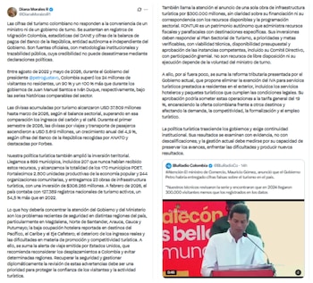 Diana Morales le respondió a Mauricio Gómez Amín