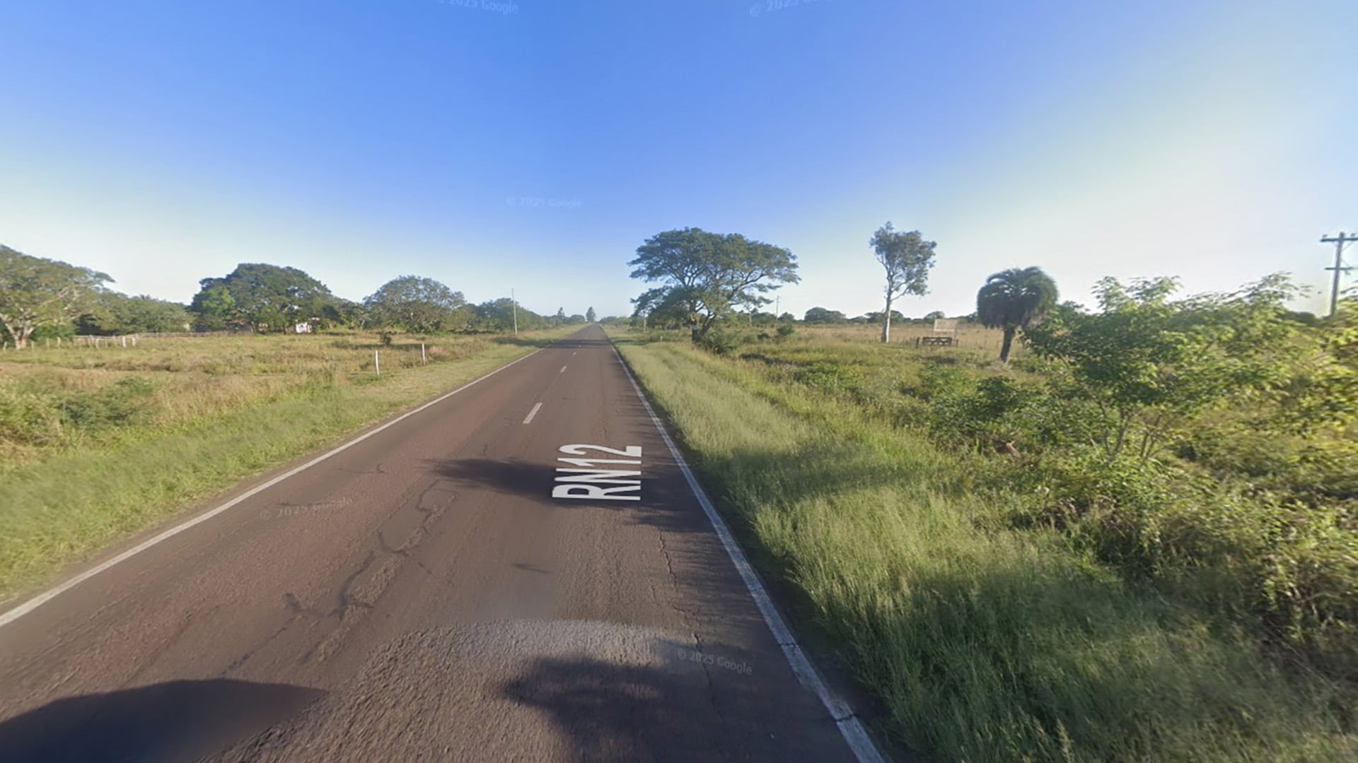 El paraje está ubicado hacia el kilómetro 720 de la Ruta Nacional 12.
