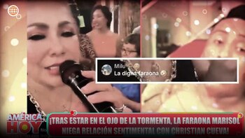 Marisol no descarta retomar amistad