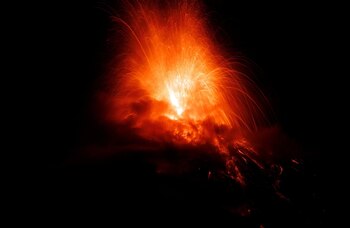 El volcán de Fuego es uno de los más activos en el mundo. (Reuters/Luis Echeverría)