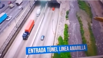 El túnel de la Línea Amarilla también fue identificado como una infraestructura que podría inundarse por la acumulación de agua durante precipitaciones intensas - Créditos: Captura de pantalla de Exitosa.