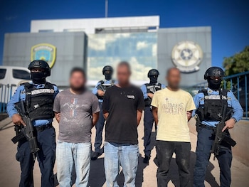 La justicia hondureña dicta prisión preventiva a tres hombres acusados por secuestro de un niño en Taulabé, Comayagua. (Foto: Ministerio Público)