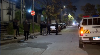 Operativo policial tras el triple crimen en boca de droga en el barrio Cerro de Montevideo (Captura Telenoche/Canal 4)