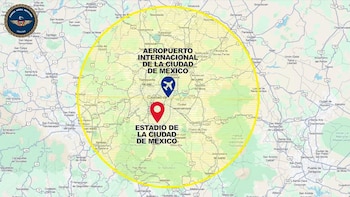 Restringen el espacio aéreo sobre la CDMX por inauguración del Mundial