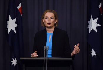 La ministra de Medio Ambiente, Sussan Ley. EFE/LUKAS COCH/Archivo