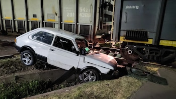 Un conductor quiso escaparse de