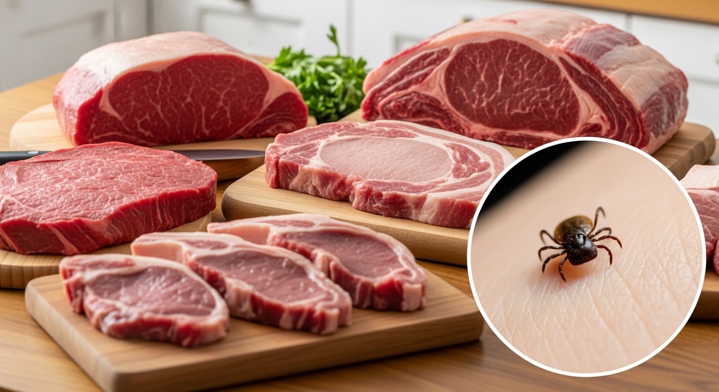 Estados Unidos registra un aumento de diagnósticos de síndrome alfa-gal, la alergia a la carne de mamíferos asociada a picaduras de garrapatas. (Imagen Ilustrativa Infobae)