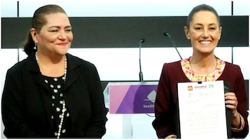 “Es una mujer experimentada, honesta e íntegra”: así elogiaron AMLO y Sheinbaum el nombramiento de Taddei como presidenta del INE en 2023