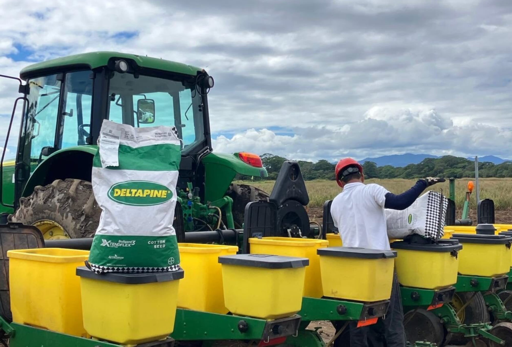 El talento costarricense es clave en el desarrollo de nuevas semillas de algodón para mercados internacionales. Cortesía: Bayer