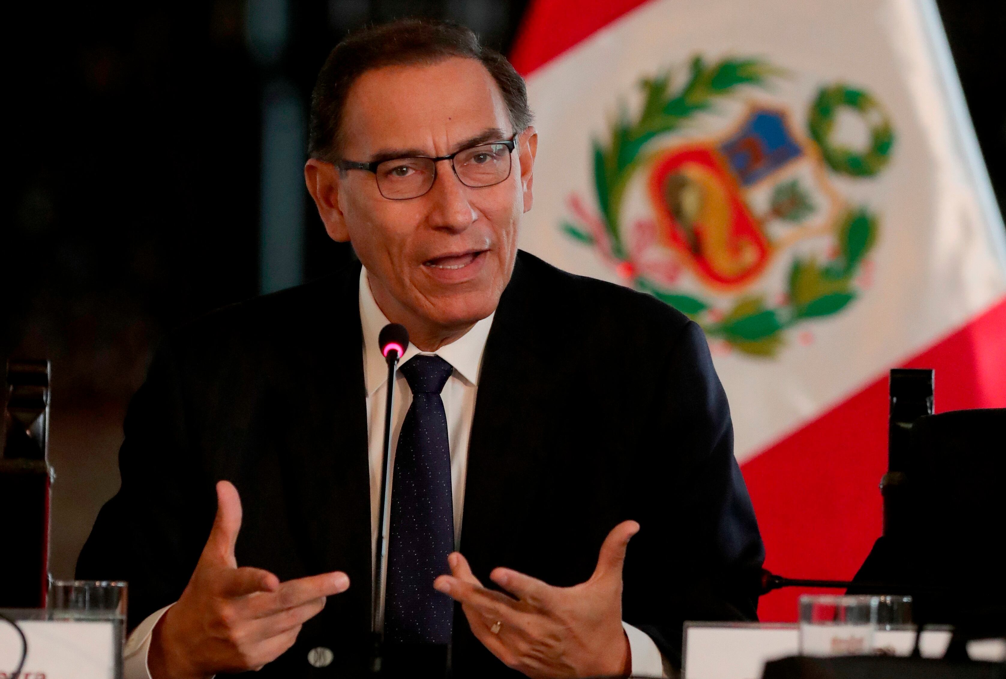 El presidente de Perú, Martín Vizcarra. EFE/Ernesto Arias/Archivo
