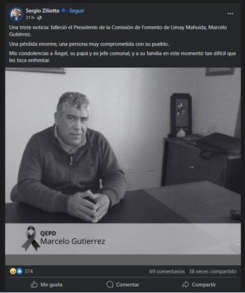 Autoridades provinciales expresaron sus condolencias