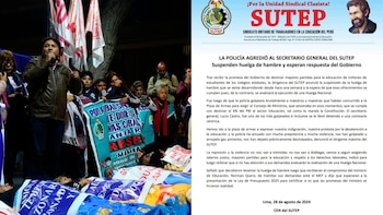 El SUTEP detuvo su huelga