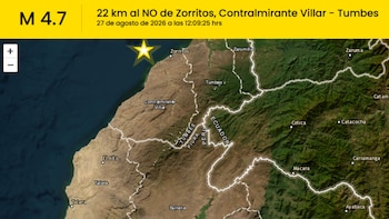 Dos sismos de más de 4 grados sacuden Tumbes en menos de 15 minutos hoy viernes 27 de agosto