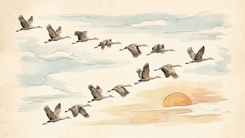 ¿Por qué las aves realizan formaciones en el cielo? La física tiene la respuesta