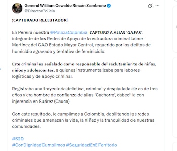 El general William Oswaldo Rincón