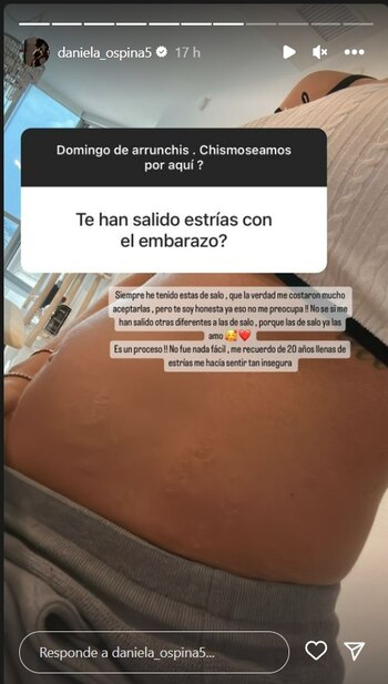 Daniela Ospina revela detalles de su segundo embarazo