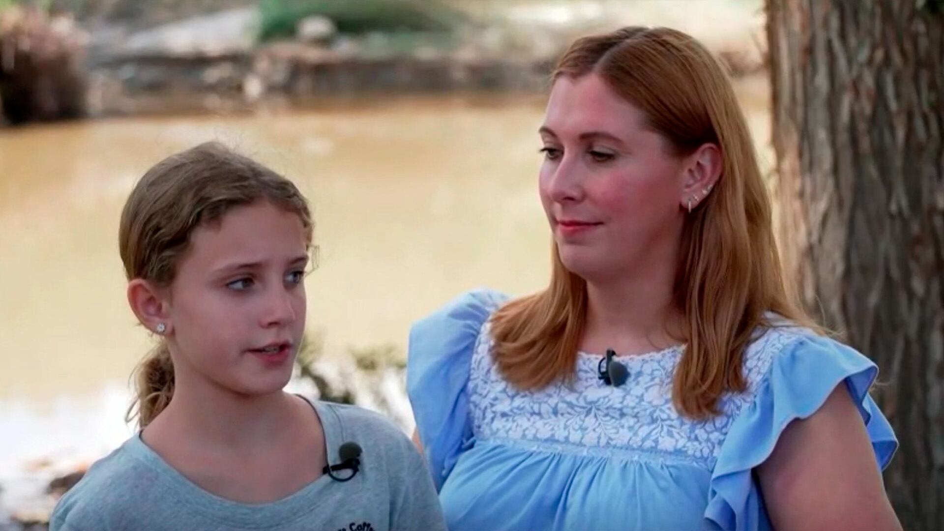 Lucy relató cómo vivió la evacuación durante las trágicas inundaciones de Texas. (Captura/NBC News)