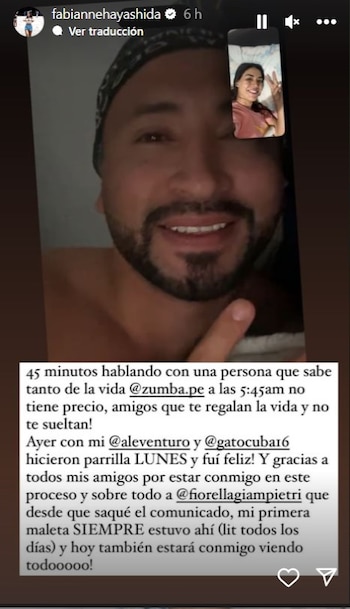 Fabianne Hayashida anuncia que firmará papeles de divorcio. Captura/Instagram