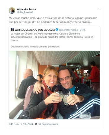 Alejandra Torres se defendió en