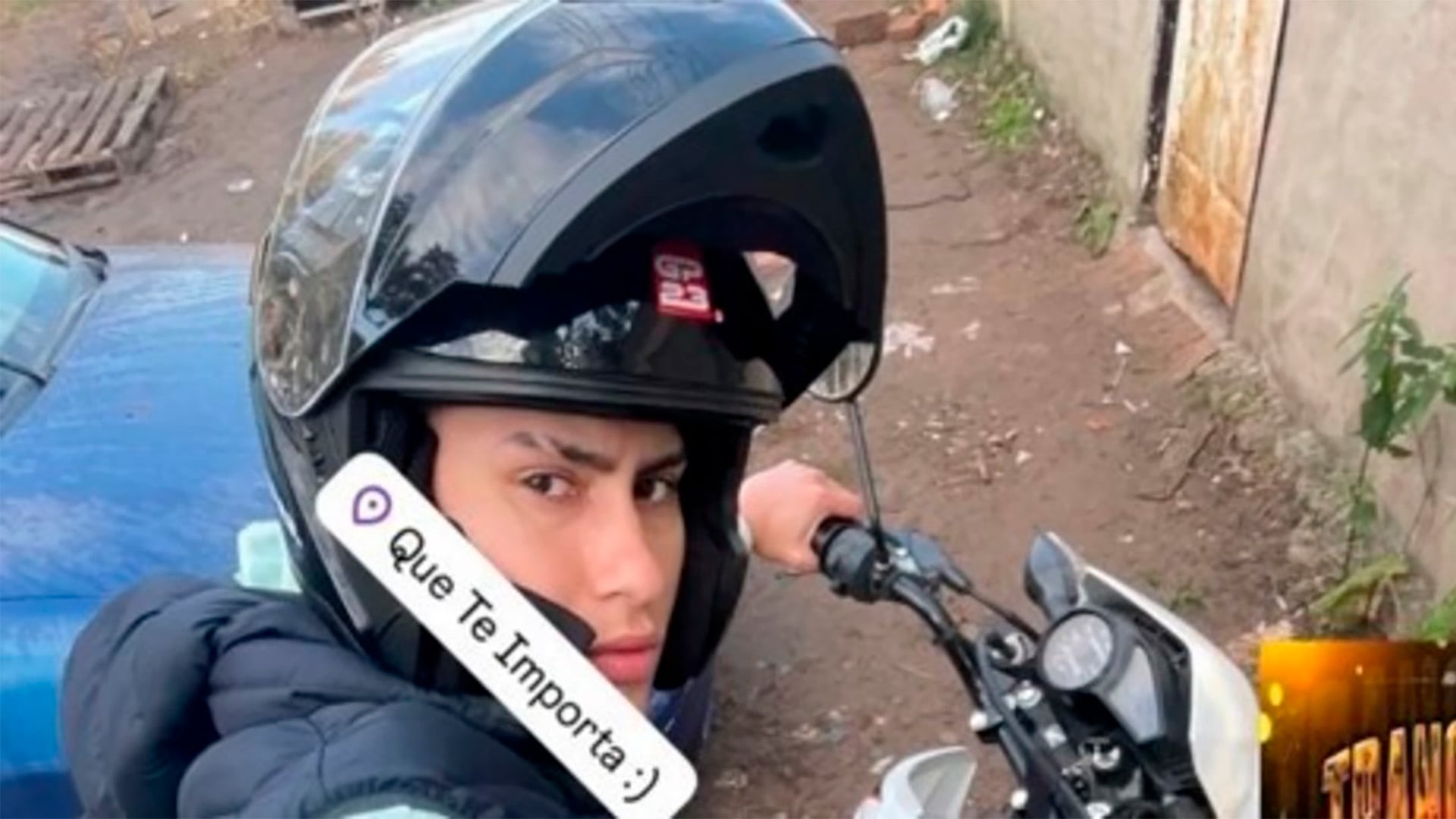 Según las fotos que trascendieron en las redes sociales, Viola era fanático de las motos