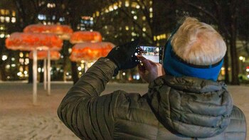 Un paisaje primaveral de nubes