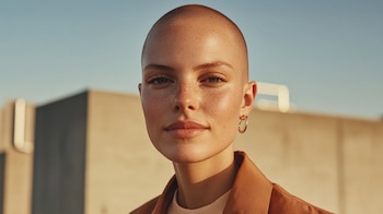 Alopecia avanzada, cuero cabelludo visible, debilitamiento folicular, falta de volumen, pérdida progresiva, cabello fino, trastorno capilar femenino. - (Imagen Ilustrativa Infobae)
