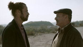 Escena película palestina Wajib, fue