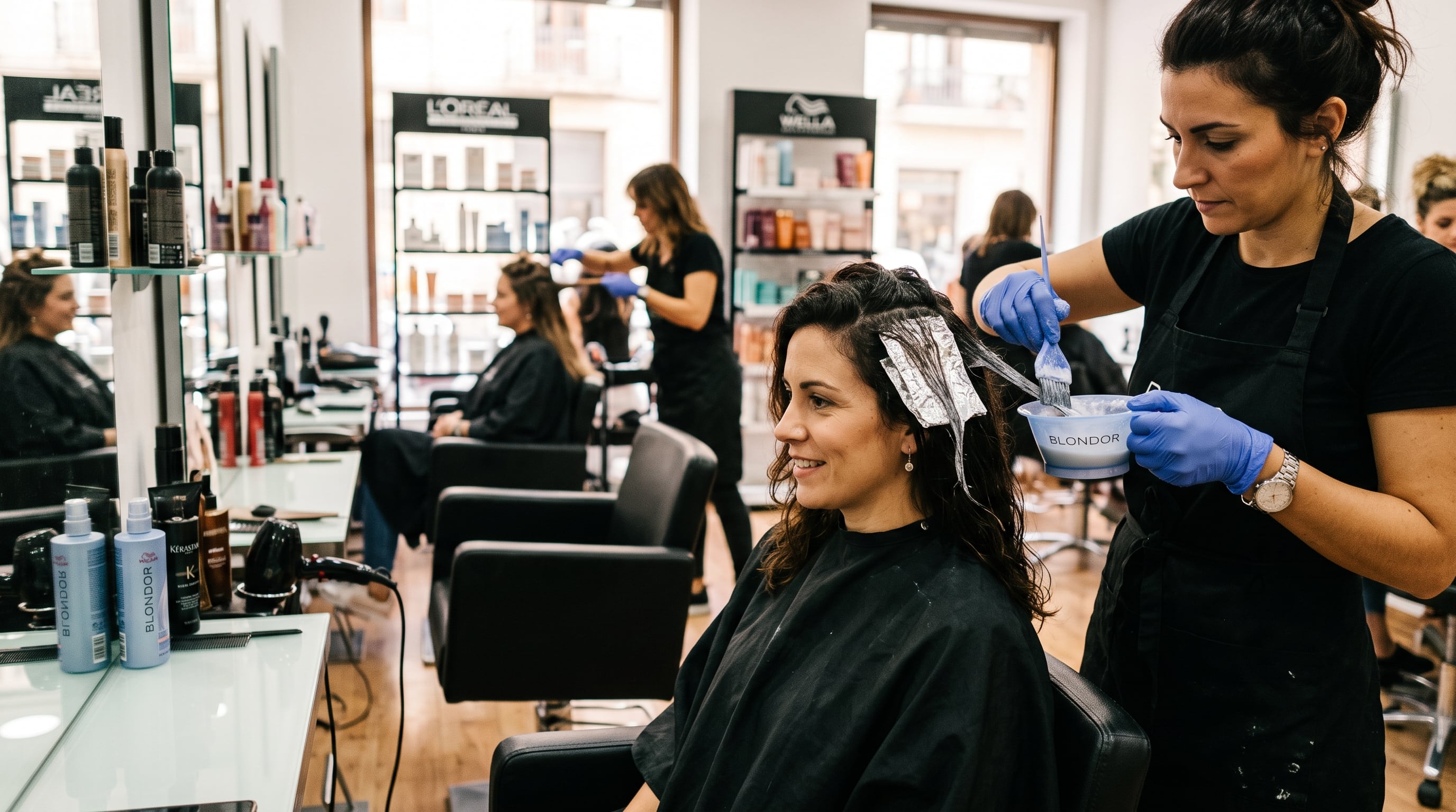 La prueba de mechón permite verificar en una sección cómo aclara el cabello, qué fondo revela y cuánto daño tolera antes de intervenir toda la cabeza (Imagen Ilustrativa Infobae)