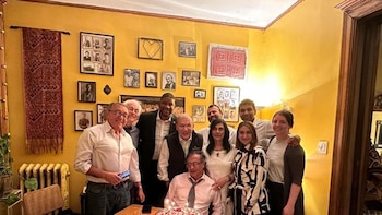 Roberts estuvo presente en la celebración del cumpleaños número 63 del presidente Gustavo Petro - crédito Cambio