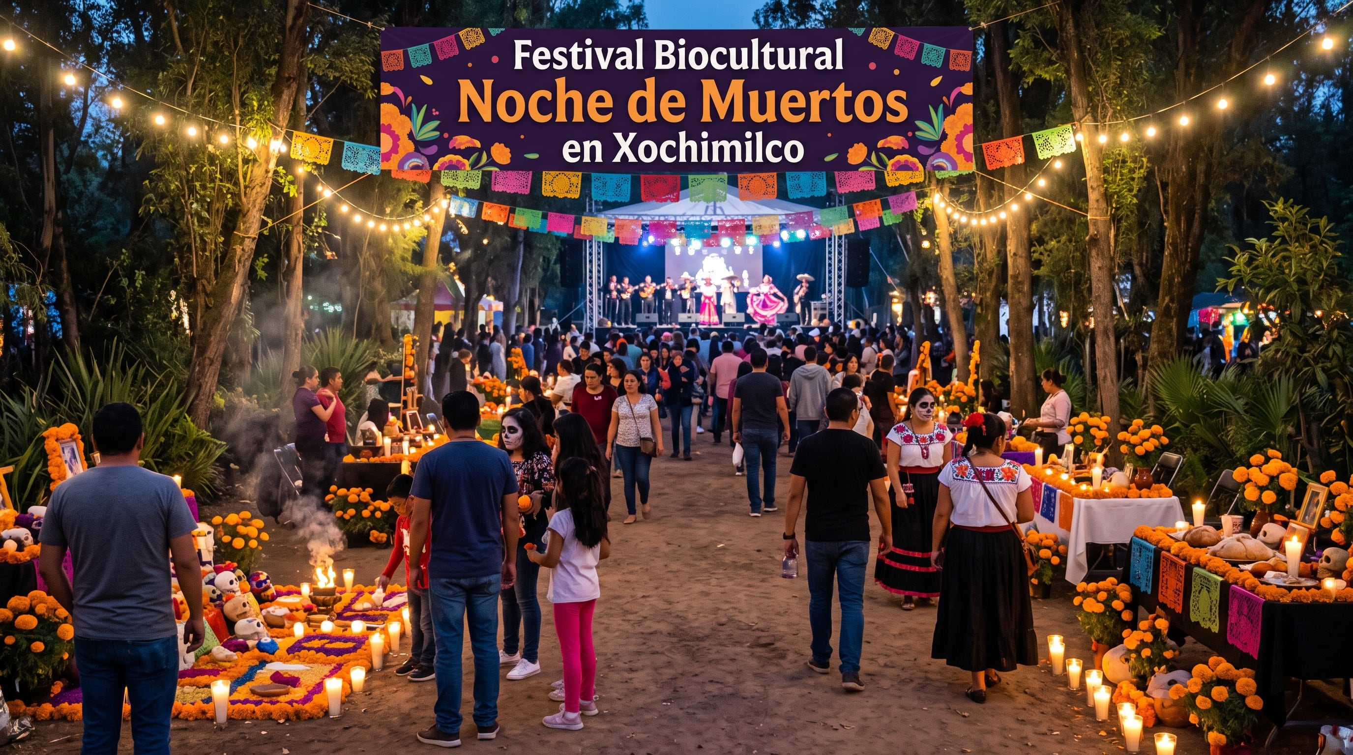 Festival de Día de Muertos en Xochimilco: horarios para disfrutar teatro, música y danza gratis