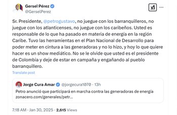 El congresista Gersel Pérez aseguró
