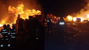 Se registró fuerte incendio en