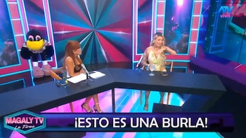 “Me mandó rosas y violines”: Leslie Shaw expone intento de Mario Hart por recuperarla. Captura: Magaly TV La Firme.