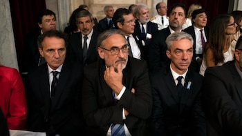 Luis Basterra, este mediodía en