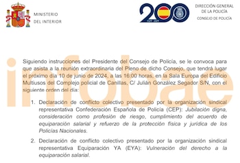 Convocatoria al Pleno del Consejo