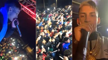 L-Gante volvió al país después