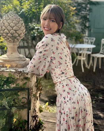 Captura de pantalla de la cuenta de Instagram de Aoi Fujino con mensajes de despedida de sus seguidores