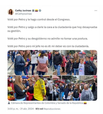 La representante a la Cámara